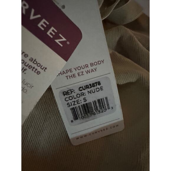 Brand New Curveez Women's Small Nude Comfort Strapless Slip Dress Shapewear - Picture 7 of 7